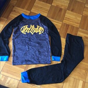 NWOT Batman Kids Pajama Set - Black, Blue, and Yellow